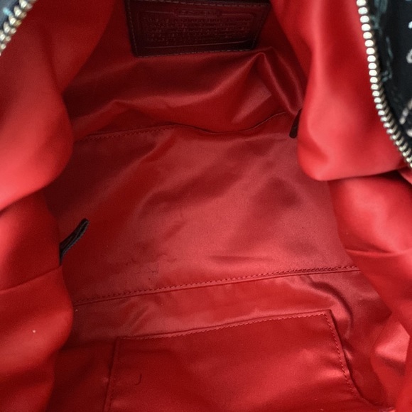 EUC/Coach Poppy Lurex Luxey Glam Satchel 16200, Metallic - Picture 7 of 11